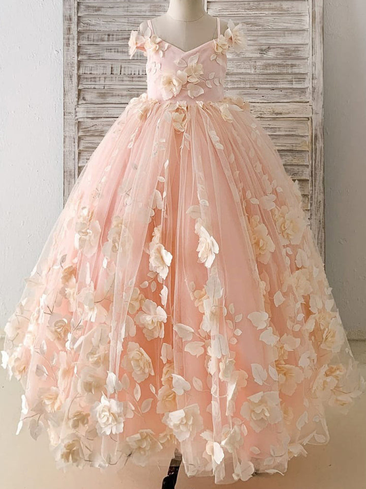 Robe Longue en Tulle Satiné Coupe A