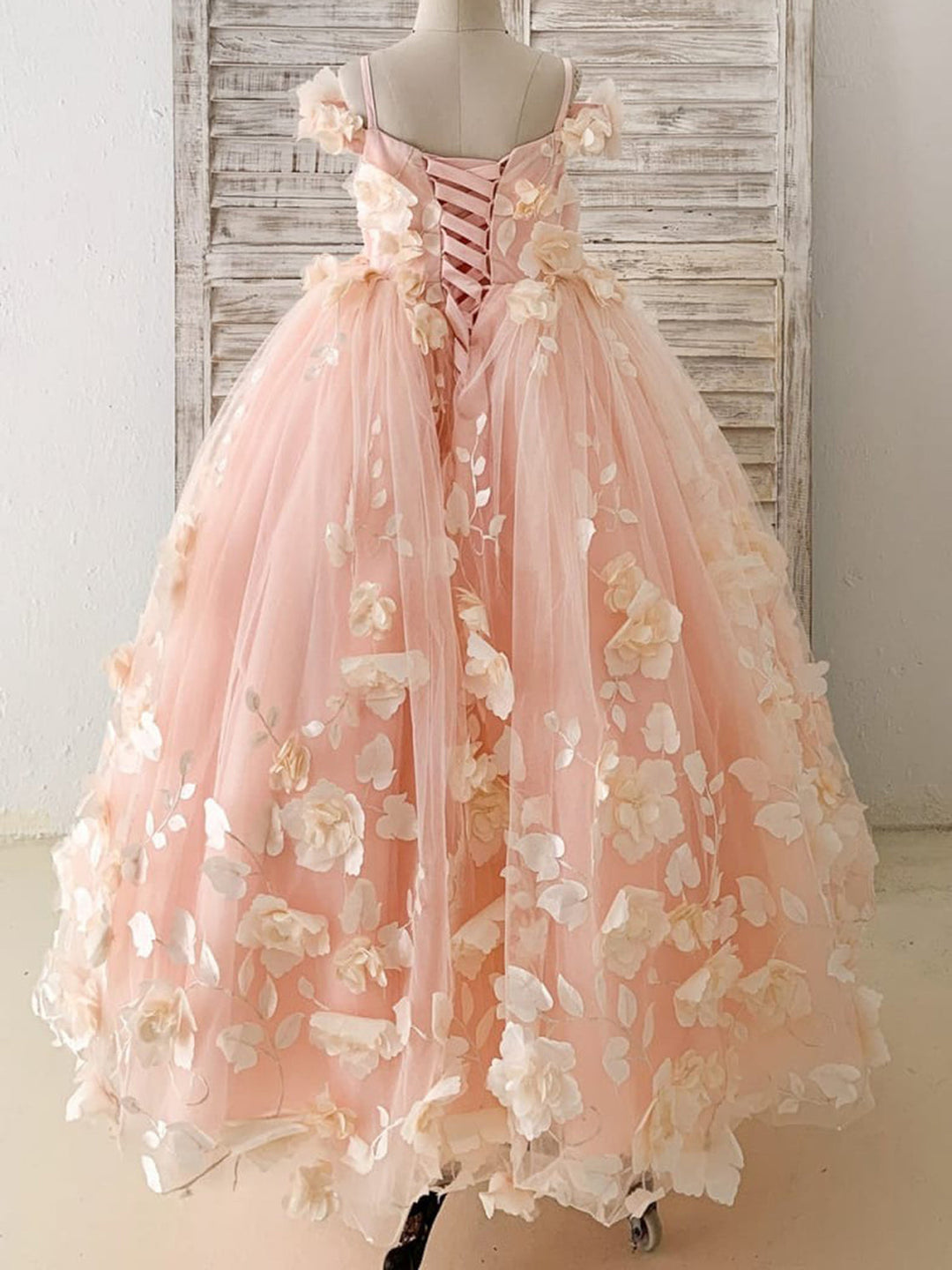 Robe Longue en Tulle Satiné Coupe A