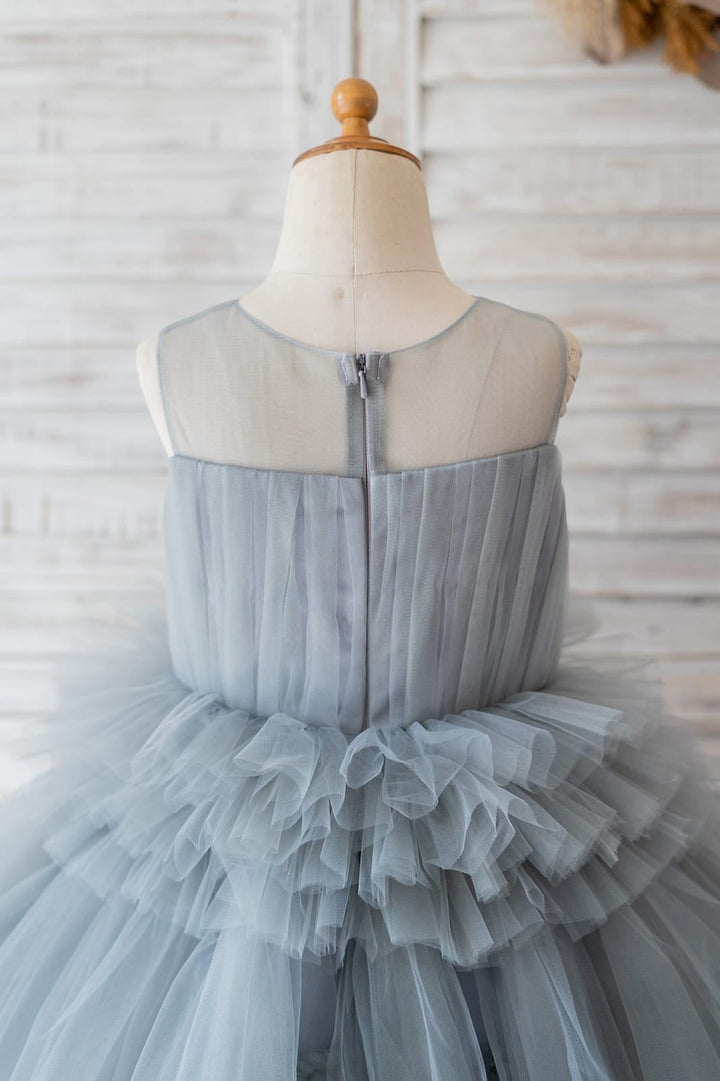Robe de Bal/Princesse en Tulle Longueur Genou pour Demoiselle D'Honneur