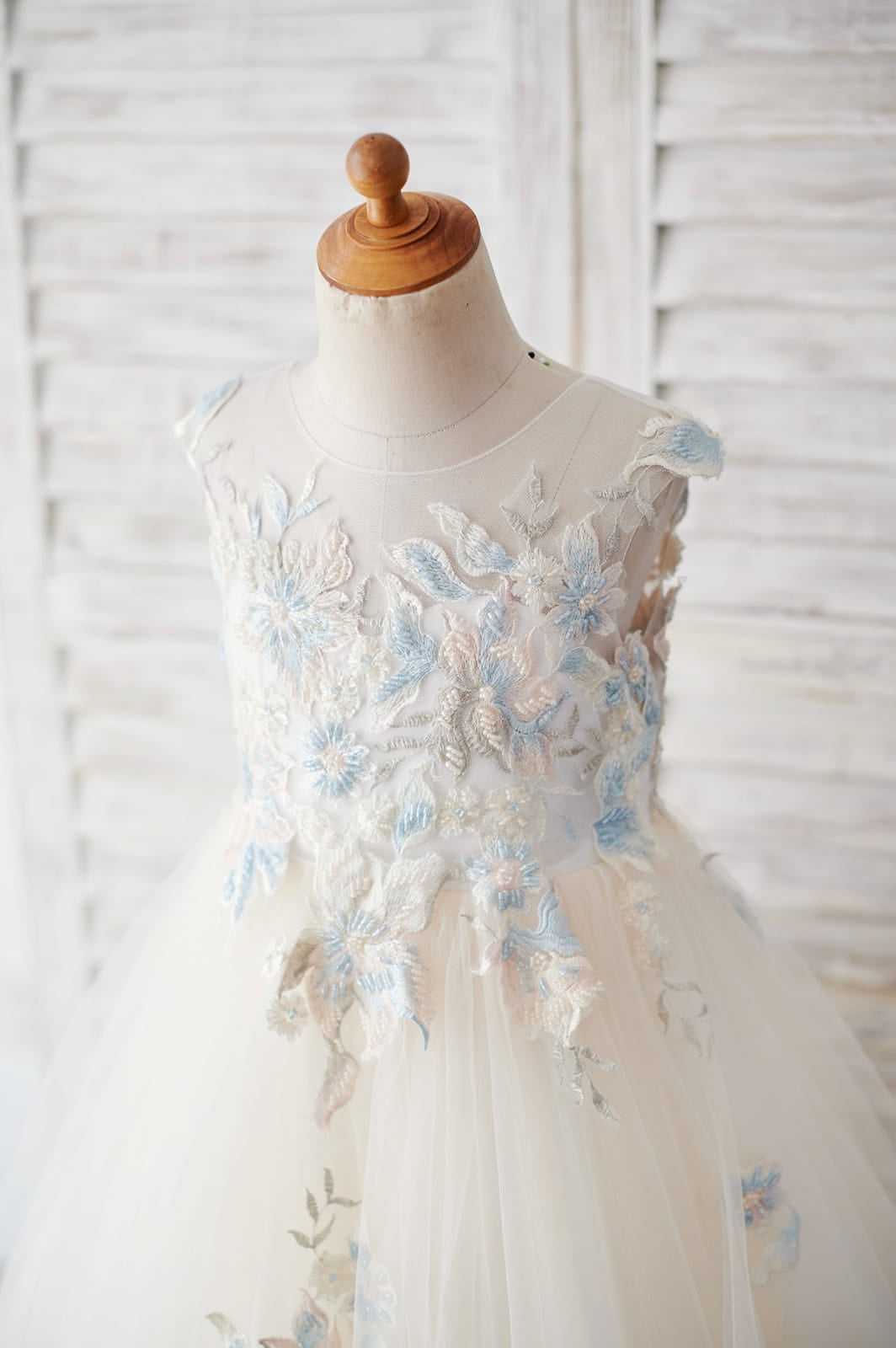 Robe de Bal/Princesse en Tulle et Dentelle pour Demoiselle D'Honneur
