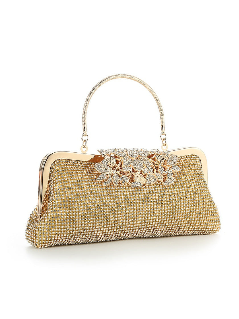 Sacs à Main en Polyester avec Cristaux et Strass, Grande Capacité