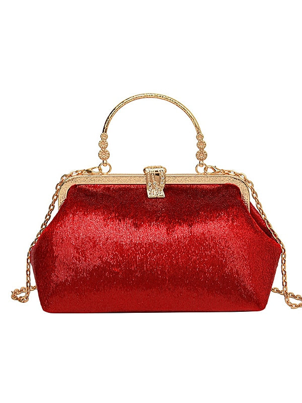 Pochettes et Sacs de Soirée à Chaîne de Grande Capacité pour Femmes