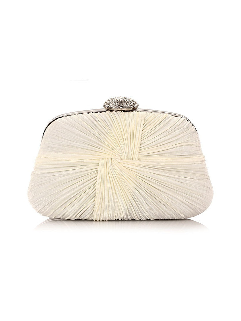 Pochettes de Soirée de Mariage en Polyester avec Chaîne