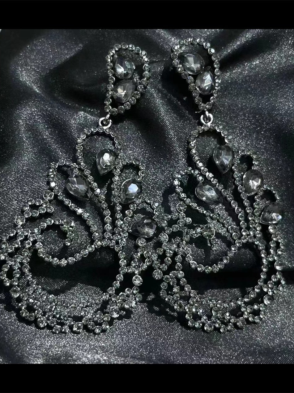 Boucles D'Oreilles à Strass et Diamants pour Femmes, Célébrités D'Internet