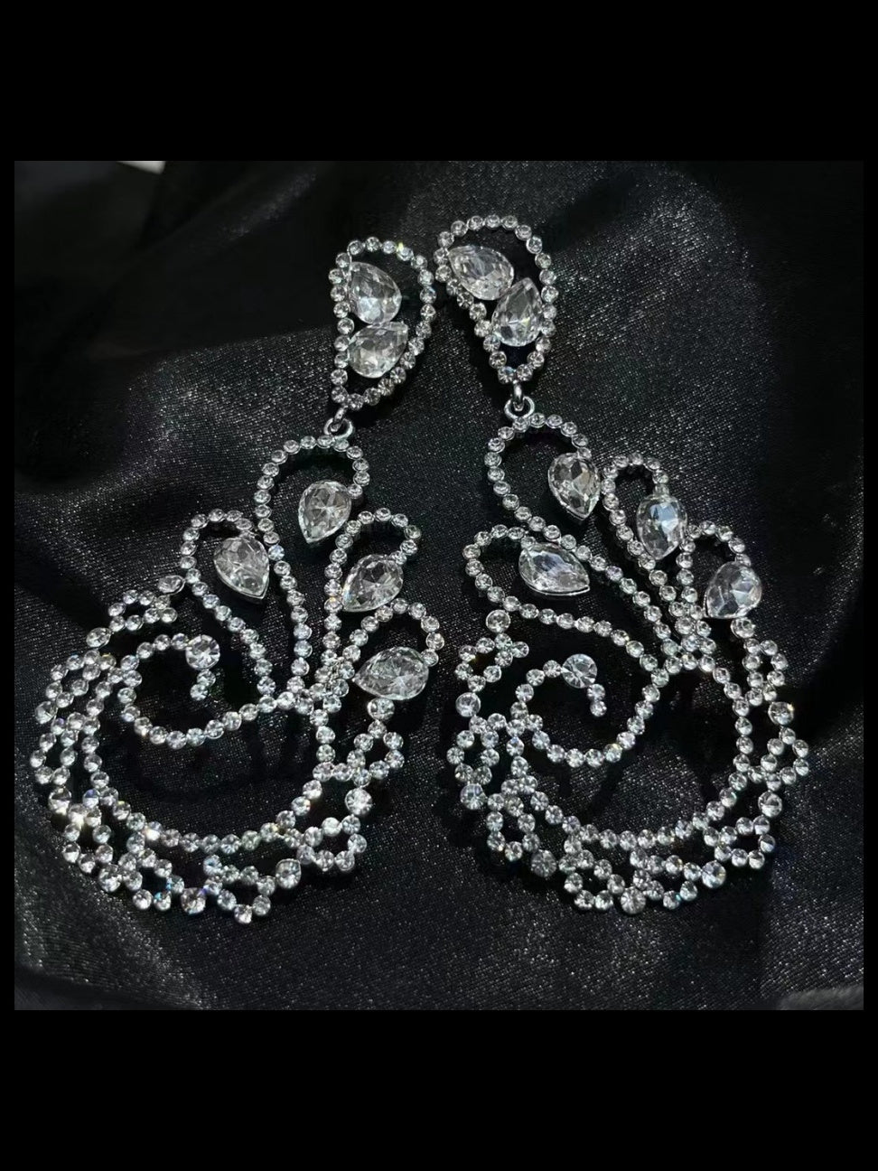 Boucles D'Oreilles à Strass et Diamants pour Femmes, Célébrités D'Internet