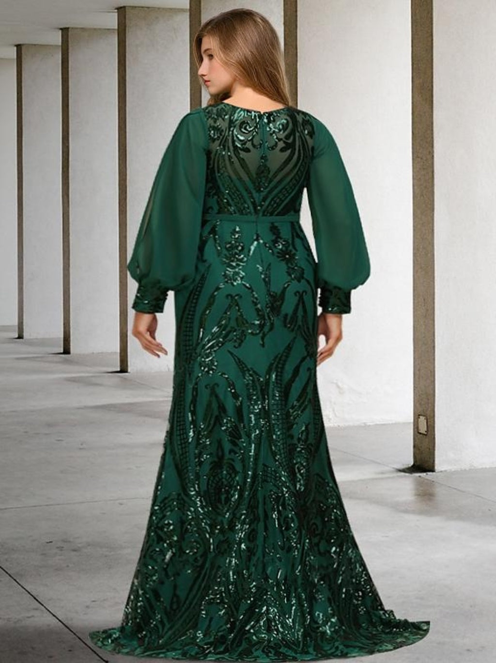 Robes de Mère de la Mariée Fourreau/Colonne avec Paillettes