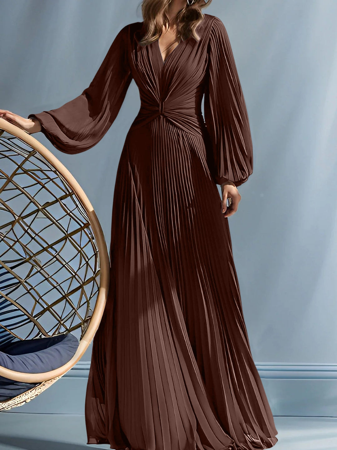 Robes de Mère de la Mariée A-Line/Princess à Col en V avec Fronces