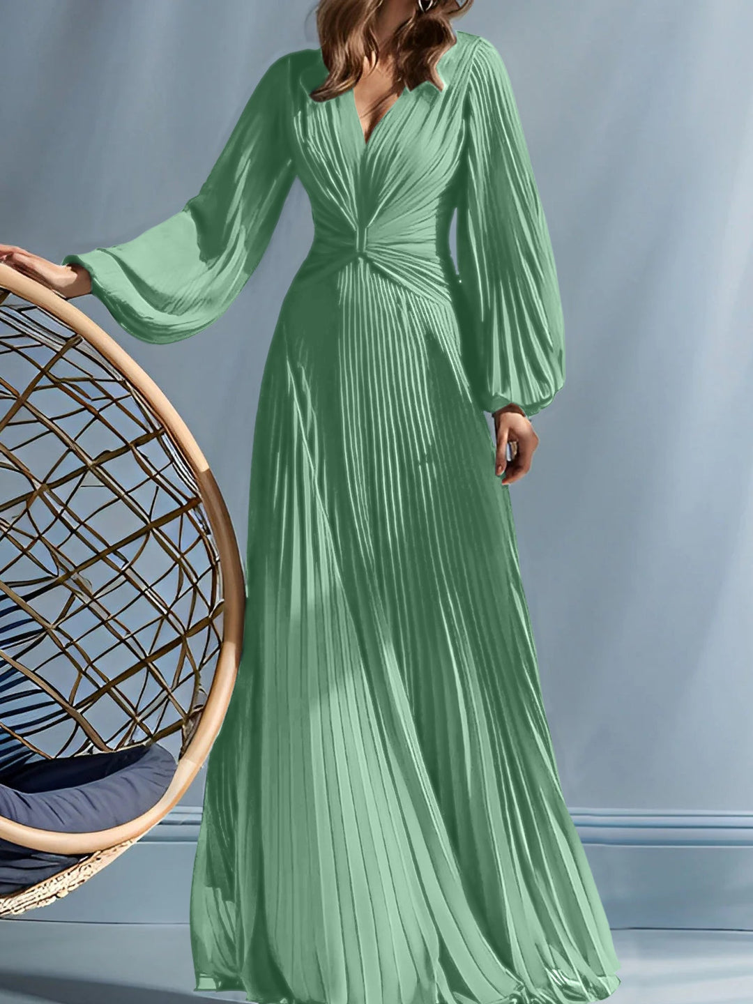 Robes de Mère de la Mariée A-Line/Princess à Col en V avec Fronces