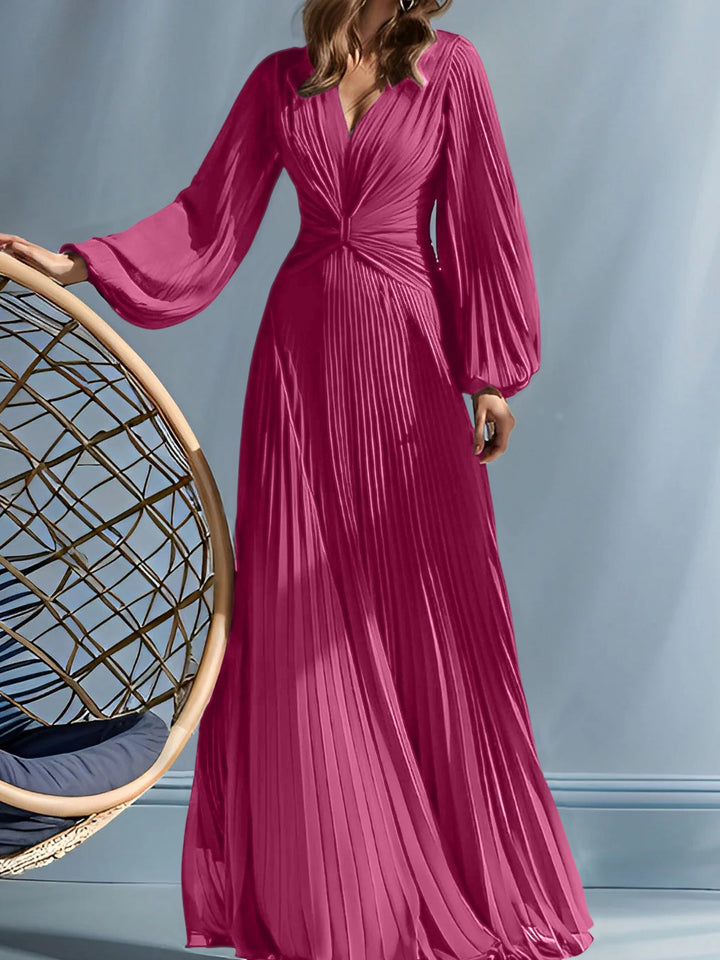 Robes de Mère de la Mariée A-Line/Princess à Col en V avec Fronces