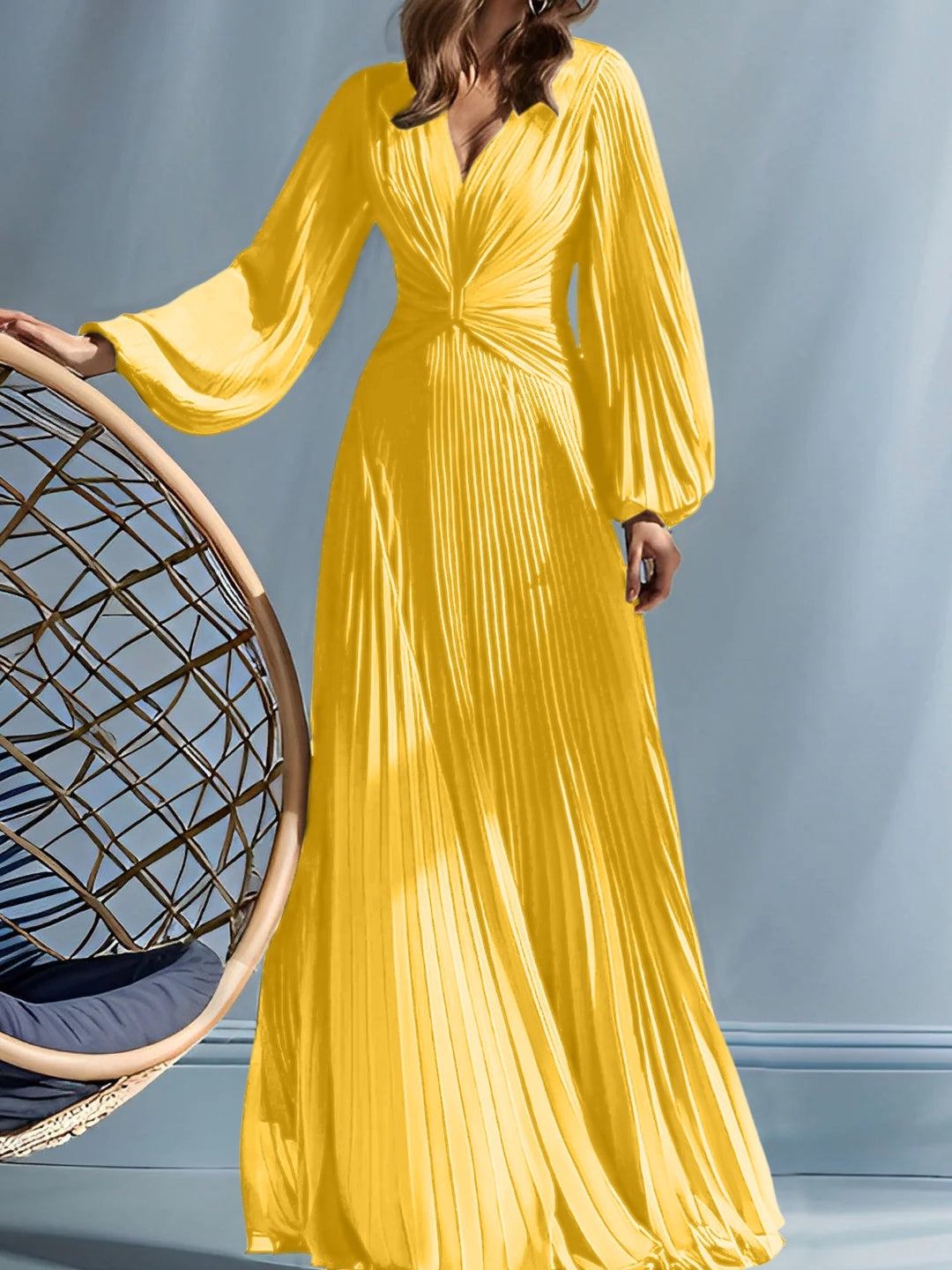 Robes de Mère de la Mariée A-Line/Princess à Col en V avec Fronces