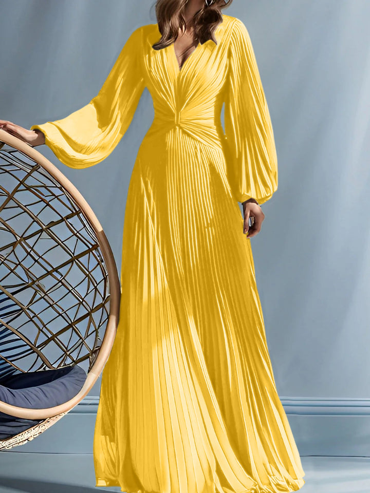 Robes de Mère de la Mariée A-Line/Princess à Col en V avec Fronces