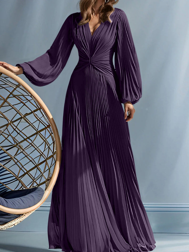 Robes de Mère de la Mariée A-Line/Princess à Col en V avec Fronces