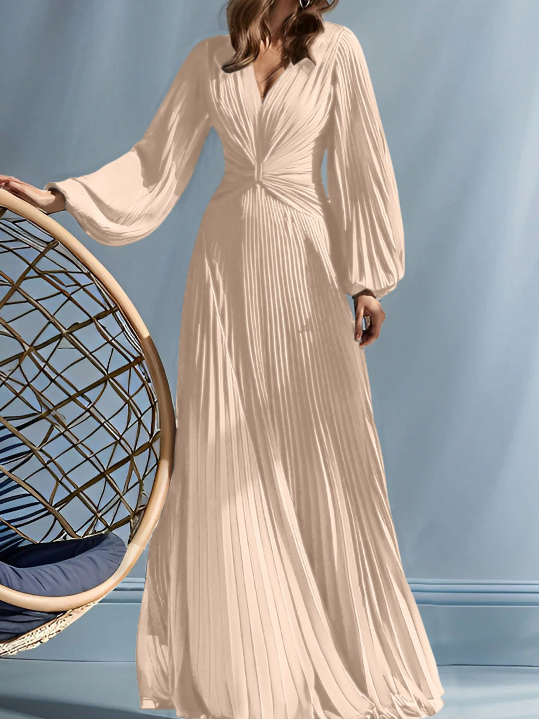 Robes de Mère de la Mariée A-Line/Princess à Col en V avec Fronces