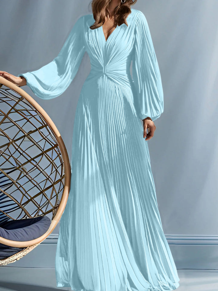 Robes de Mère de la Mariée A-Line/Princess à Col en V avec Fronces