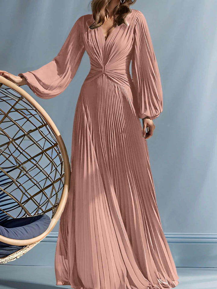 Robes de Mère de la Mariée A-Line/Princess à Col en V avec Fronces