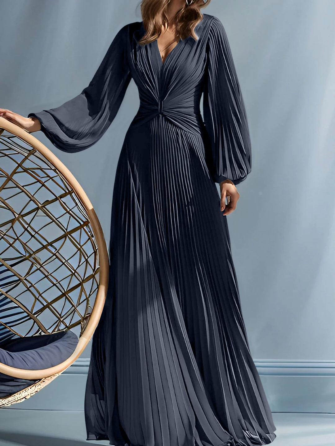 Robes de Mère de la Mariée A-Line/Princess à Col en V avec Fronces