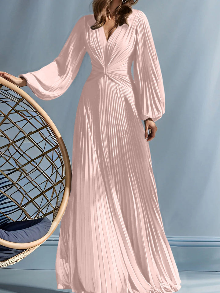 Robes de Mère de la Mariée A-Line/Princess à Col en V avec Fronces