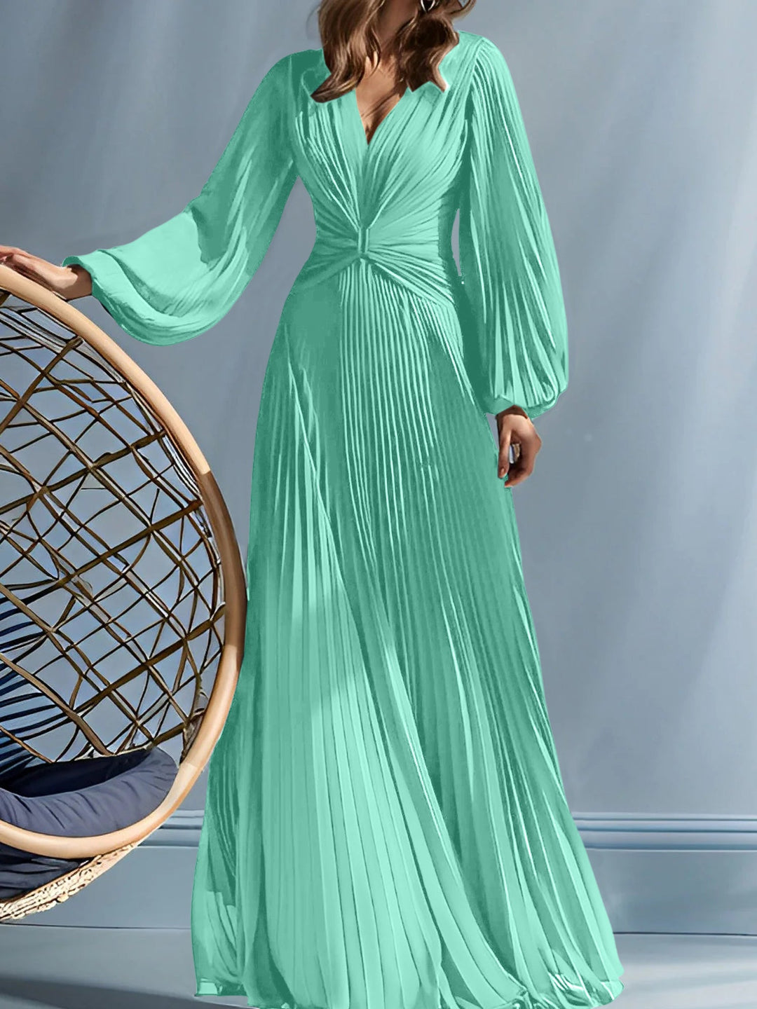 Robes de Mère de la Mariée A-Line/Princess à Col en V avec Fronces