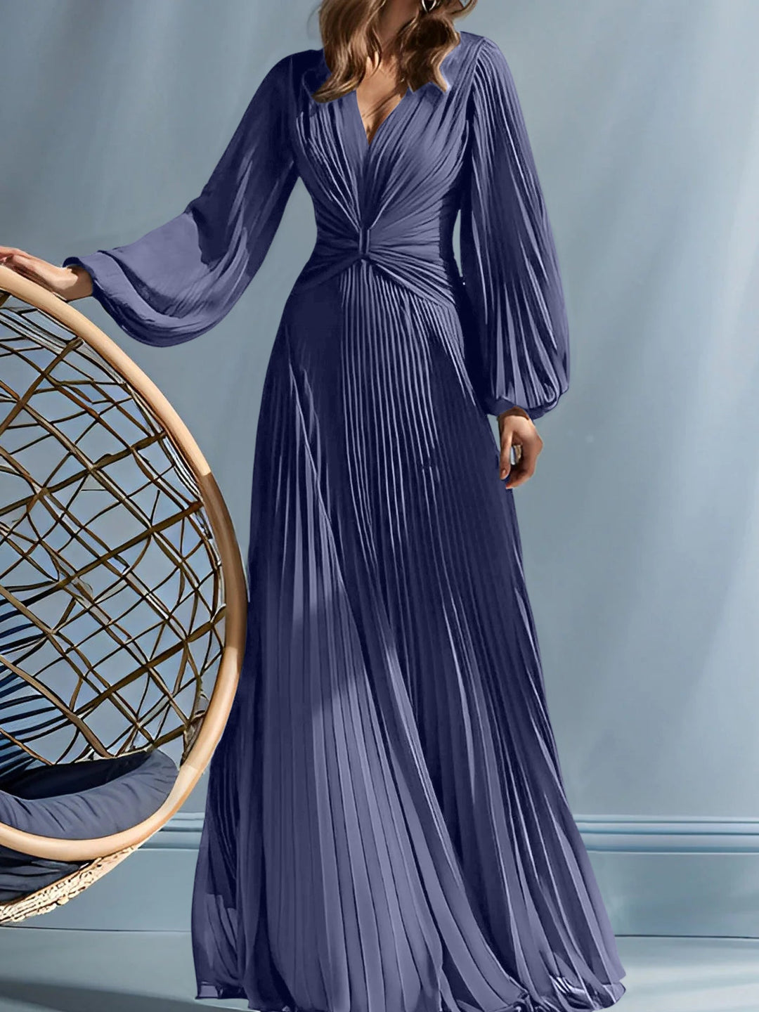 Robes de Mère de la Mariée A-Line/Princess à Col en V avec Fronces