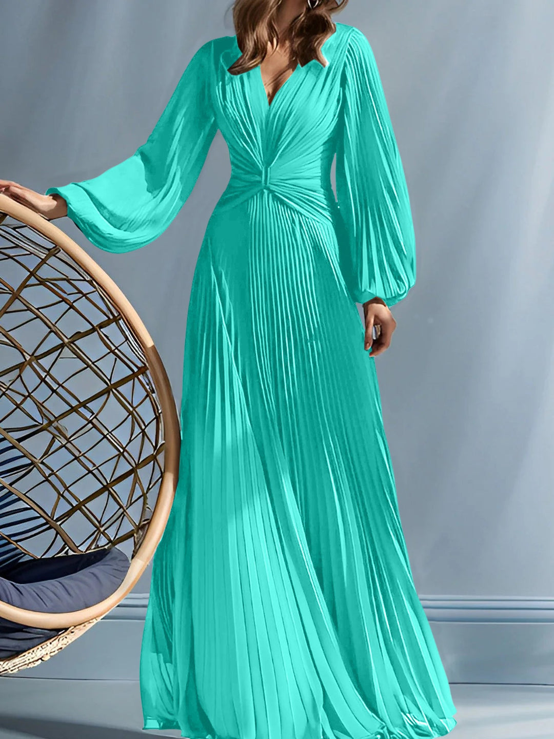 Robes de Mère de la Mariée A-Line/Princess à Col en V avec Fronces