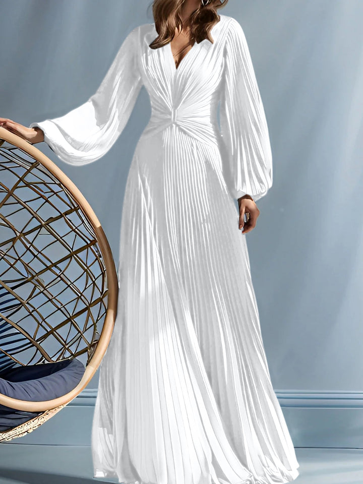 Robes de Mère de la Mariée A-Line/Princess à Col en V avec Fronces