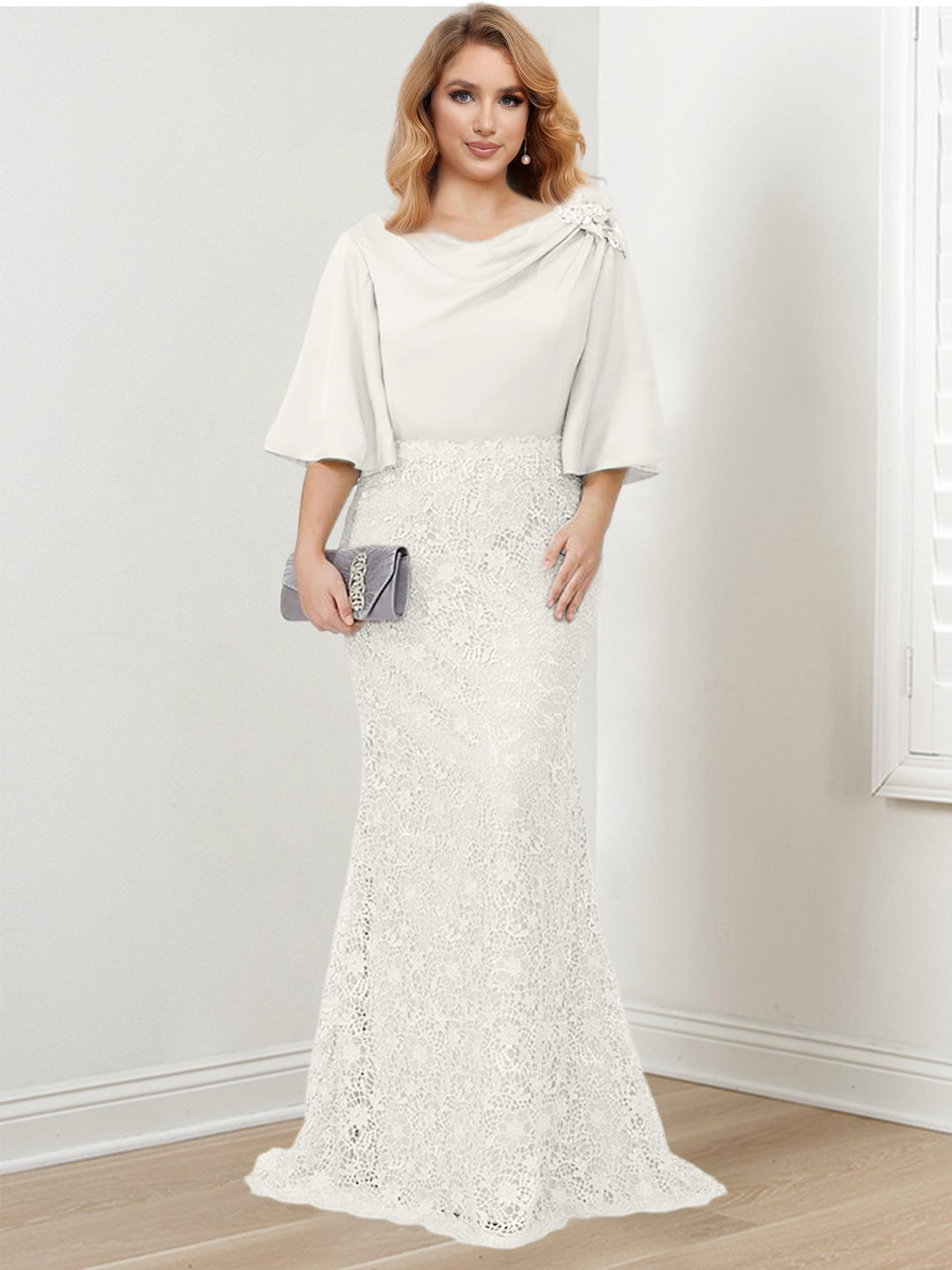 Robes de Mère de la Mariée Trompette/Sirène avec Appliques