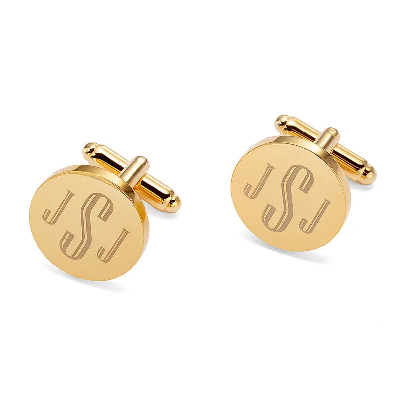 Boutons De Manchette Personnalisés Modernes Et Formels En Acier Inoxydable Pour Hommes