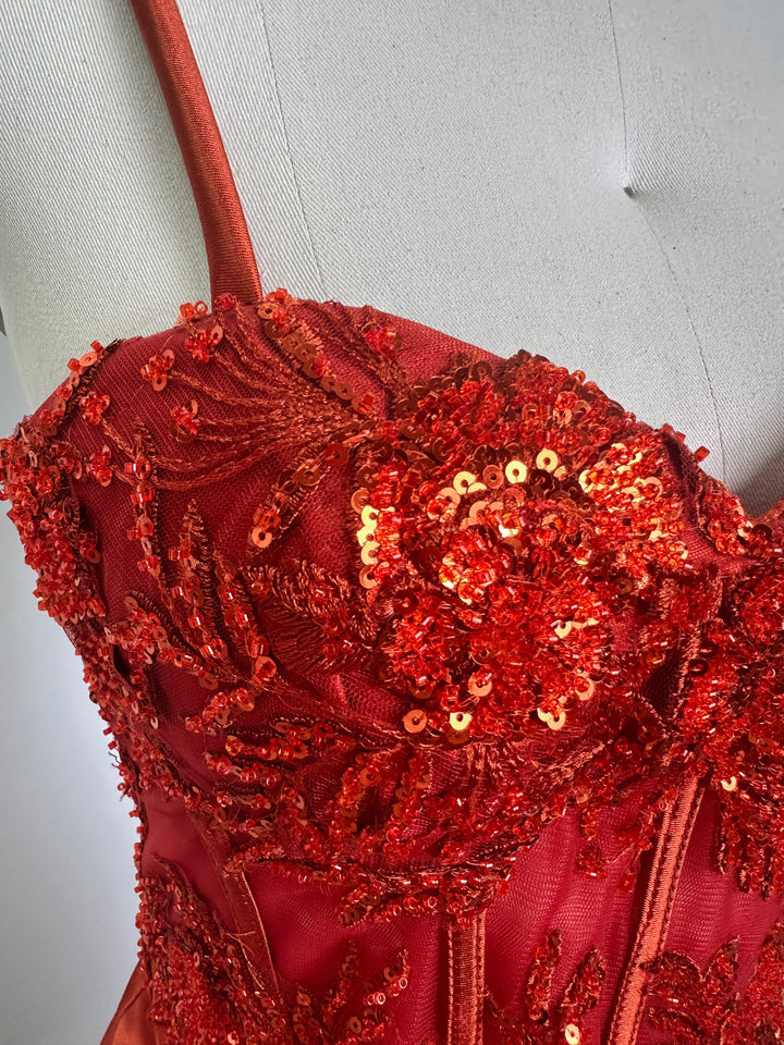 Robe de Bal Longue Sans Manches à Bretelles Spaghetti et Fourreau/Colonne