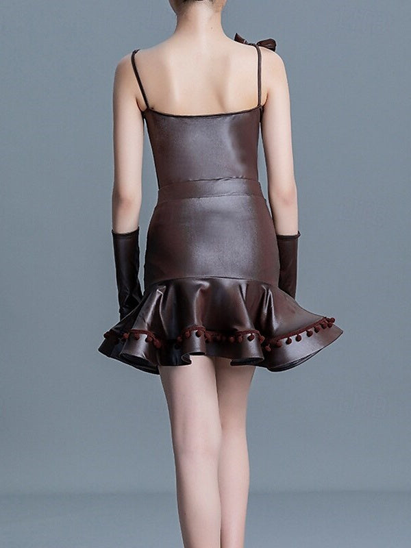 Jupes de Danse pour Enfants, Papillon, Sans Manches, Chinlon, pour Filles