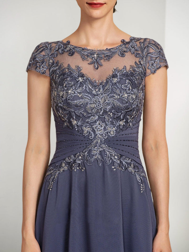 Robes de Mère de la Mariée Coupe A-Line/Princess avec Appliques