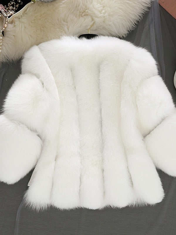 Châles/Enveloppes à Manches Longues pour Mariage pour Femmes avec Couleur Unie