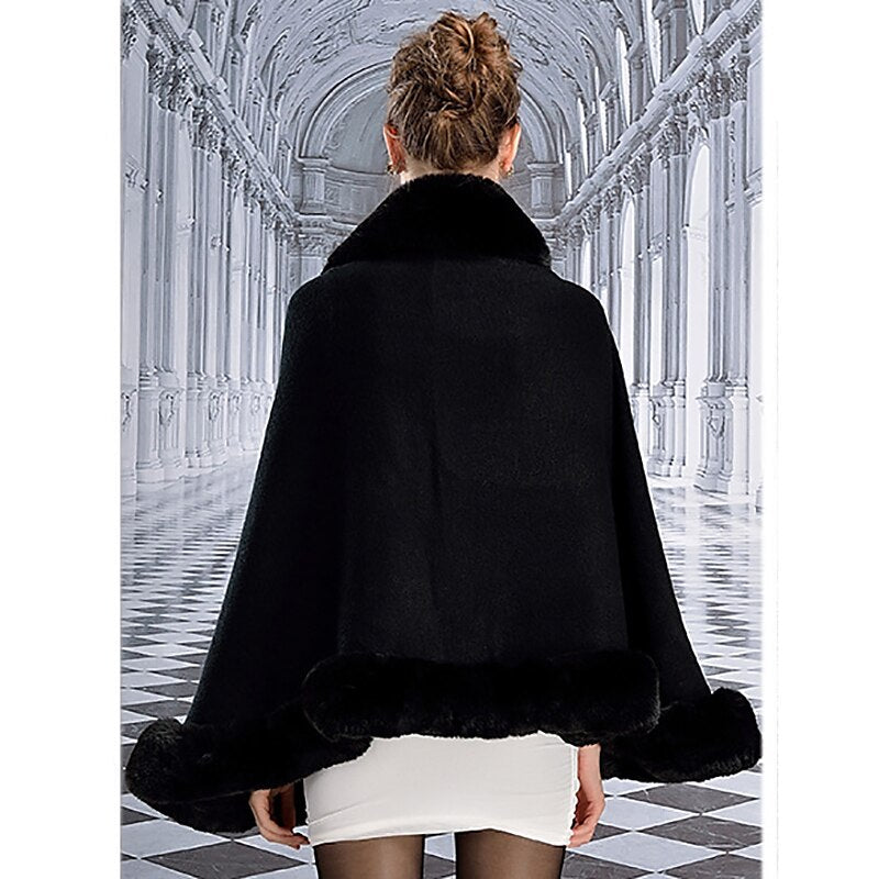 Châles/Enveloppes de Mariée à Manches Longues pour Femmes avec Couleur Unie et Joint Fendu