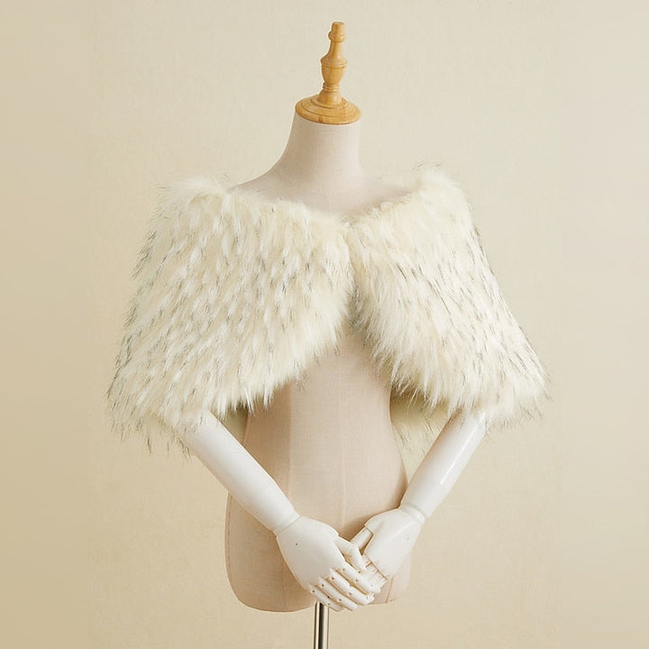 Châles/Enveloppes de Mariée Sans Manches pour Femmes avec Couleur Pure