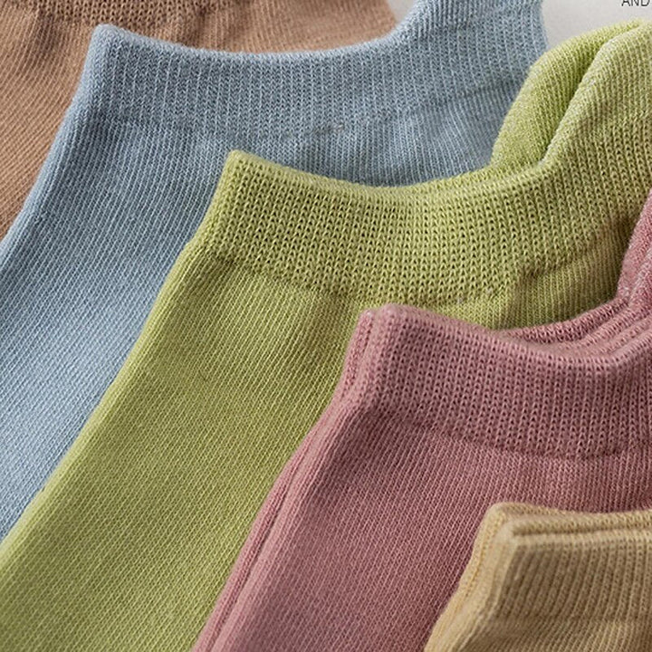 Lot de 10 Paires de Chaussettes Basses en Coton pour Femme, Idéales pour le Travail, les Vacances, le Quotidien, le Sport, le Style Rétro et Décontracté