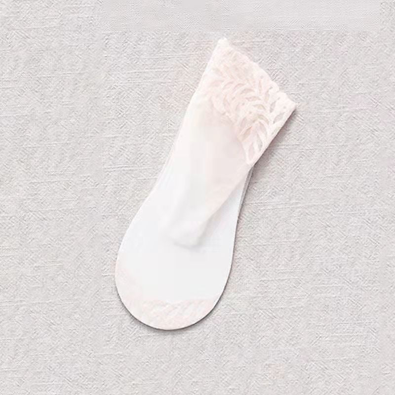 Lot de 5 Chaussettes à Orteils en Nylon et Élasthanne pour Femme