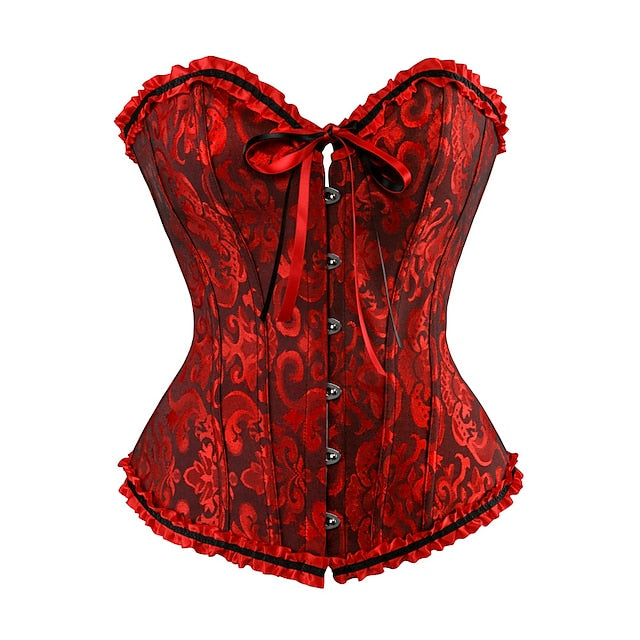 Corsets Bustiers Sexy à Volants Grande Taille pour Femmes®