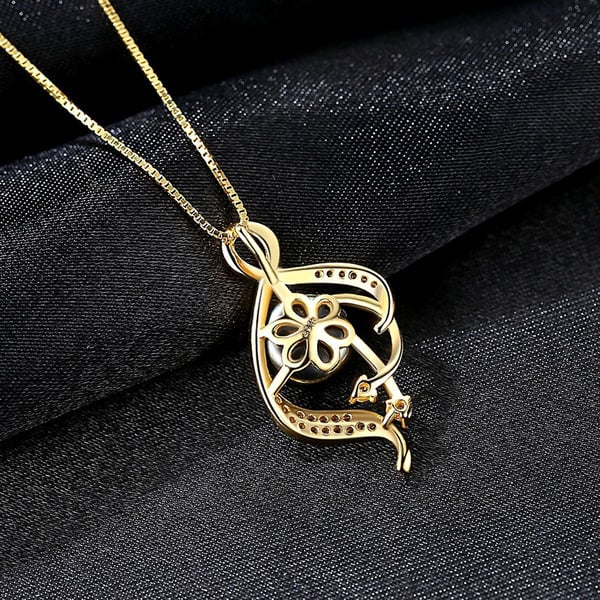 Colliers Élégants avec Pendentif en Perles Irrégulières en Argent S925