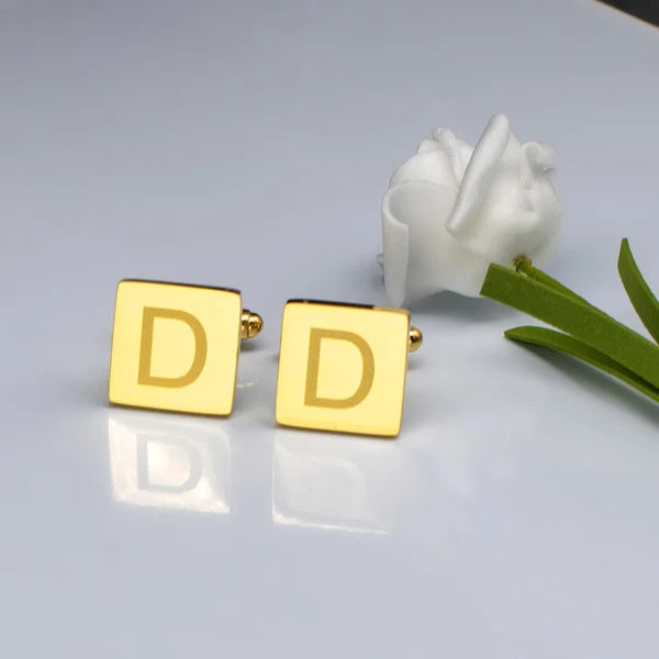 Boutons De Manchette Classiques En Acier Inoxydable