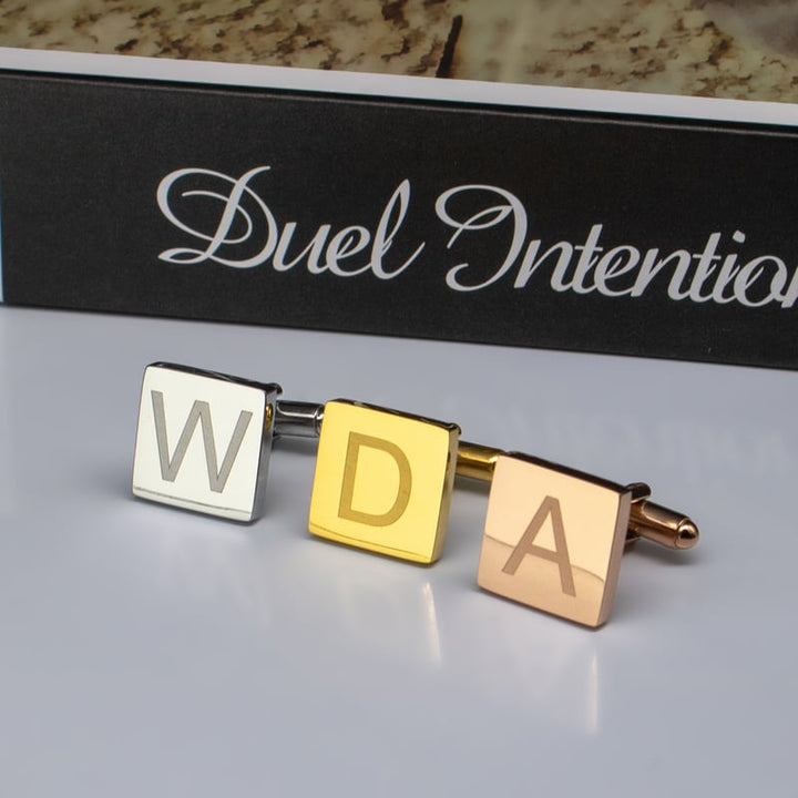 Boutons De Manchette Classiques En Acier Inoxydable