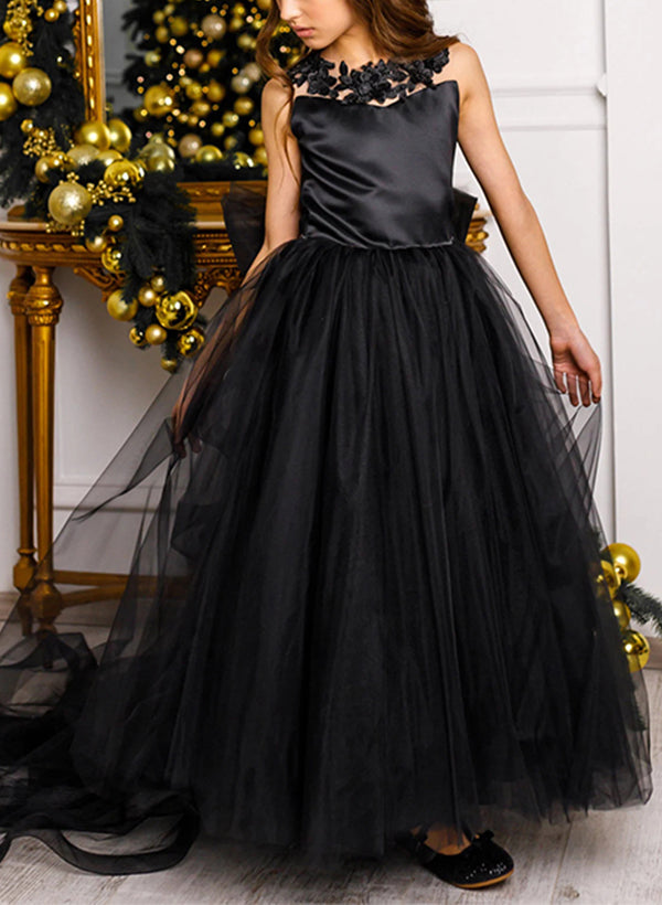 Robes de Demoiselle D'Honneur Coupe A-Line/Princess avec Décolleté en V et Nœud