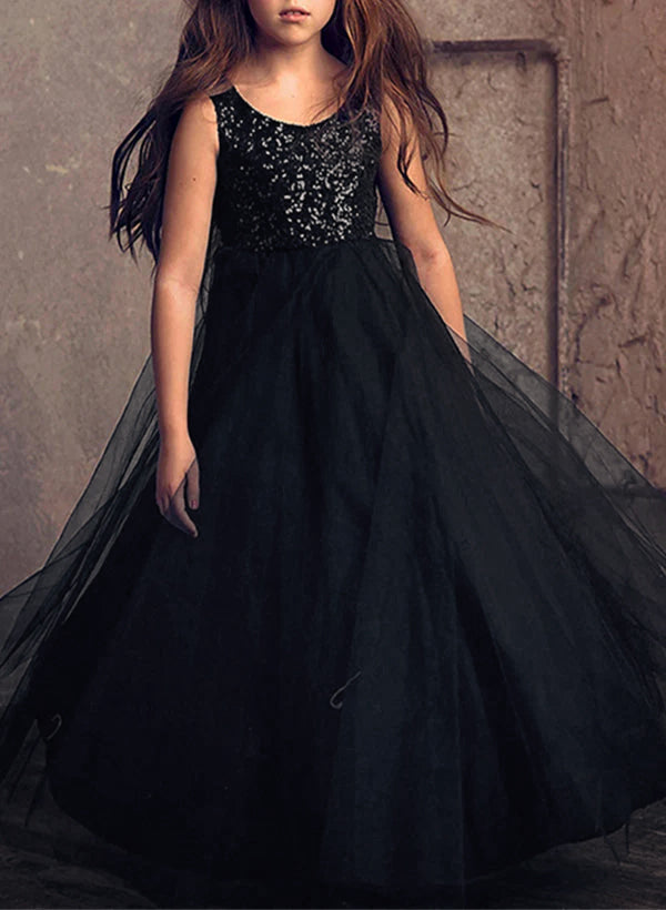 Robes de Demoiselle D'Honneur à Paillettes, Coupe A-Line/Princess, Décolleté en V