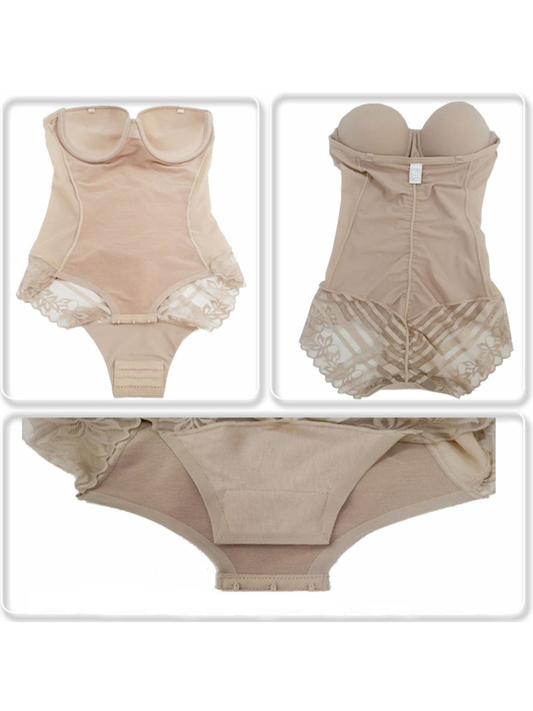 Corset Gainant Sexy et Élégant en Chinlon/Nylon pour Femme