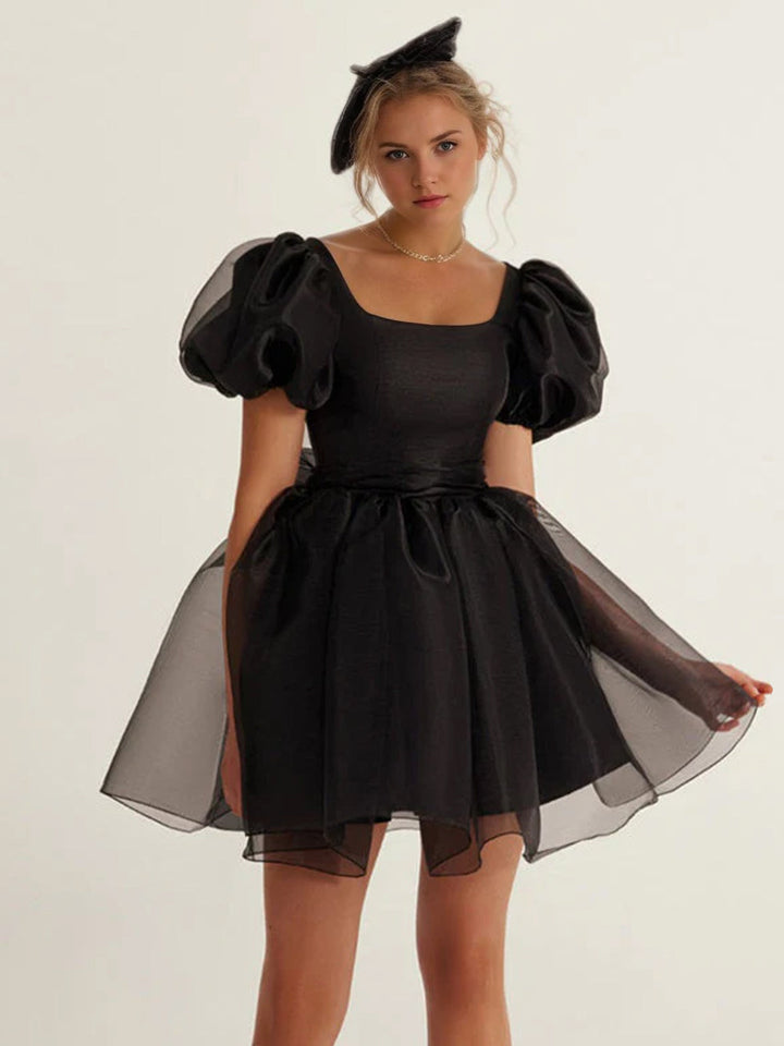 Robe de Mariée Courte Carrée A-Line/Princess