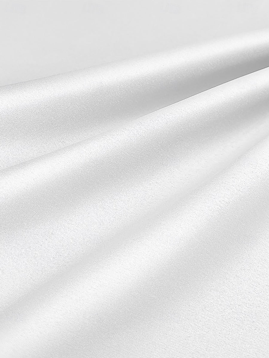 Gaine/Colonne Scoop Sans Manches La Longueur du Sol Élégant Wedding Guest Robe avec Watteau Train