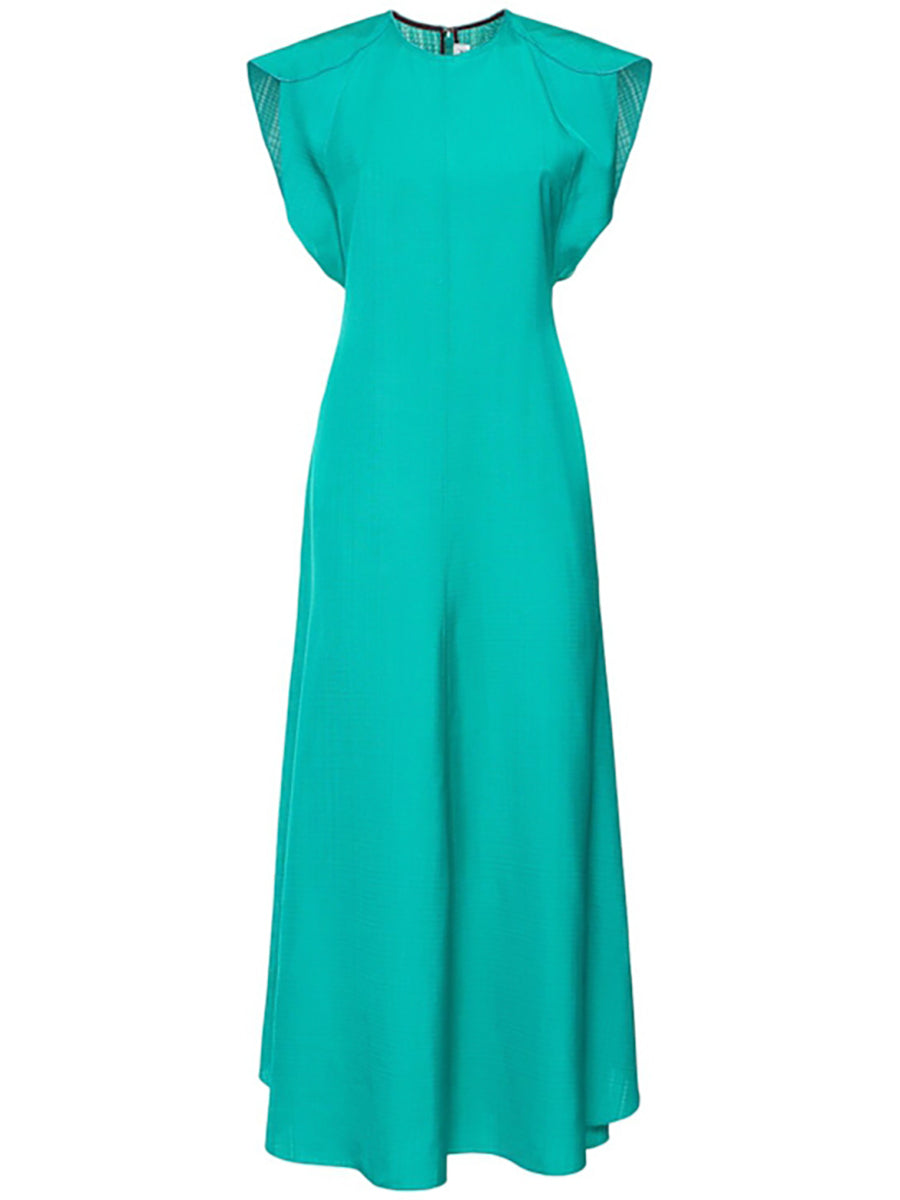 Ligne A/Princesse Scoop Sans Manches Longueur de La Cheville Wedding Guest Robe avec Froufrous