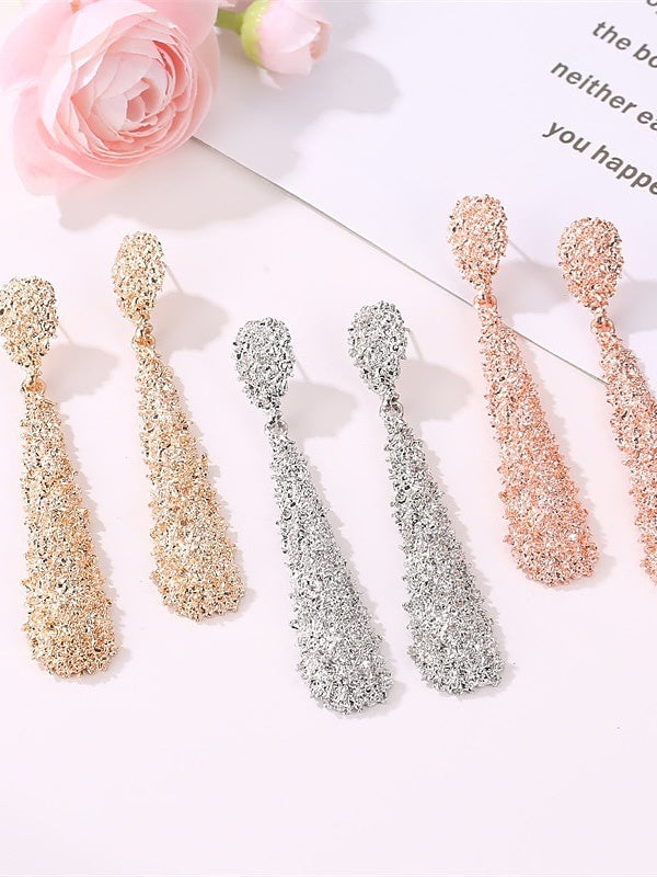 Boucles D'Oreilles Pendantes en Forme de Poire pour Mariage, Travail, Fête Quotidienne pour Femmes