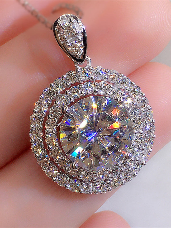 Collier Ras Du Cou Strass Cuivre Mode Géométrique Rond Mariage Saint Valentin Collier Quotidien Bijoux de Mariage