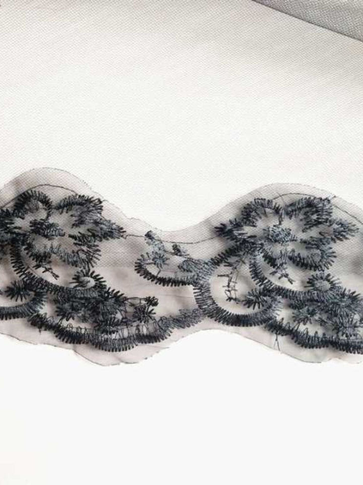 Coiffe en Voile de Dentelle Noire Gothique Punk pour Halloween