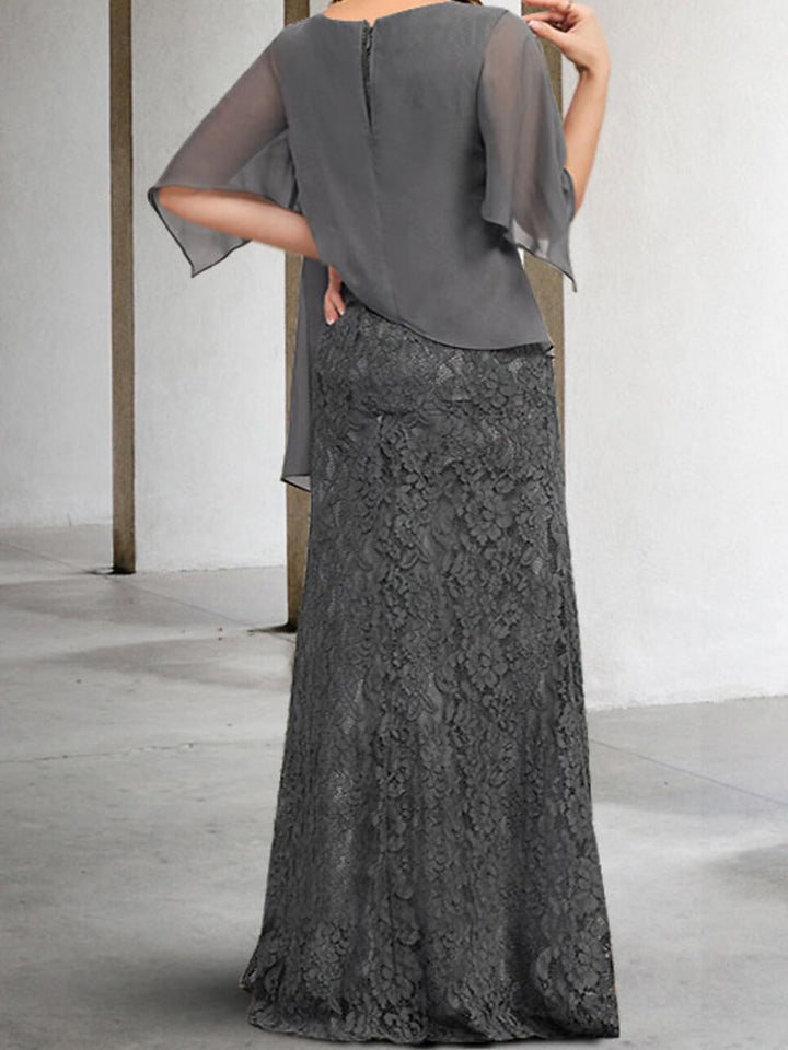 Robes de Mère de la Mariée Fourreau/Colonne avec Appliques