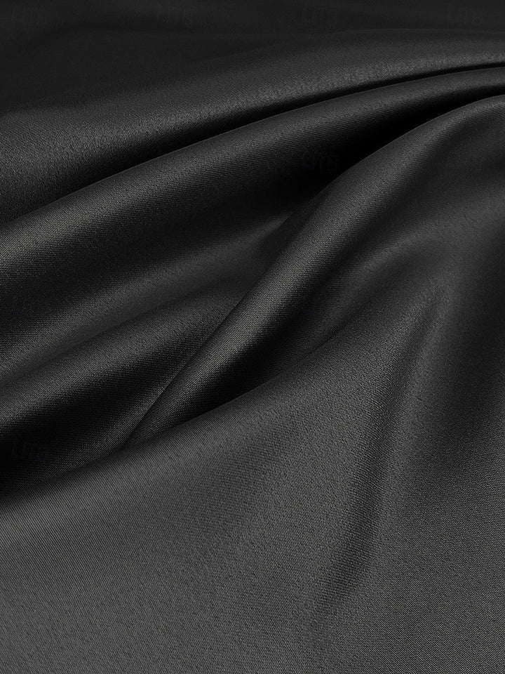 Ligne A/Princesse Shirt Collar 3/4 Manches La Longueur du Sol Robes Mère de La Mariée avec Paillettes & Self-tie Ceinture & Poche